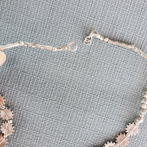 New Powerful Lakshmi Silver Statement Necklace. - Picture 7 of 11